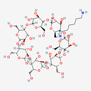 Mono-(6-(1,6-hexamethylenediamine)-6-deoxy)-beta-cyclodextrin