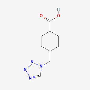 molecular formula C9H14N4O2 B14880044 trans-4-(1H-tetrazol-1-ylmethyl)cyclohexanecarboxylic acid 