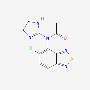 N-(5-chloro-2,1,3-benzothiadiazol-4-yl)-N-(4,5-dihydro-1H-imidazol-2-yl)acetamide