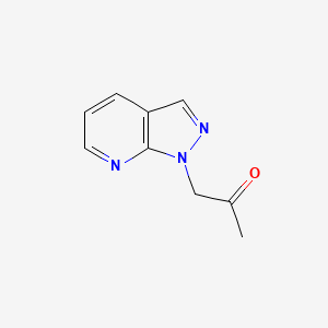B1488014 1-(1H-Pyrazolo[3,4-b]pyridin-1-yl)propan-2-one CAS No. 1936047-52-7
