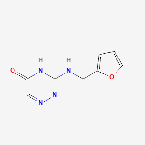 3-[(furan-2-ylmethyl)amino]-1,2,4-triazin-5(4H)-one