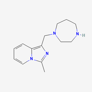 1-((1,4-Diazepan-1-yl)methyl)-3-methylimidazo[1,5-a]pyridine