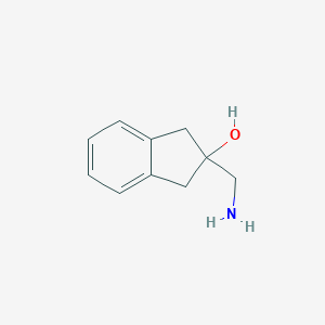 molecular formula C10H13NO B148802 2-(aminomethyl)-2,3-dihydro-1H-inden-2-ol CAS No. 133562-26-2