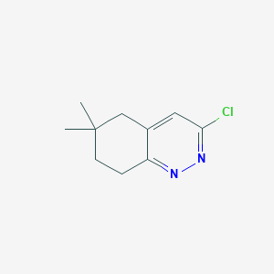 molecular formula C10H13ClN2 B14880201 3-Chloro-6,6-dimethyl-5,6,7,8-tetrahydrocinnoline 