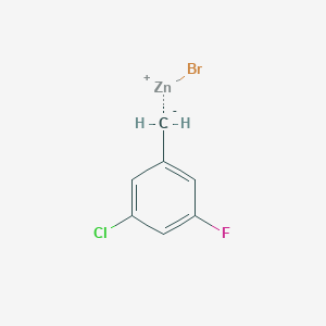 3-Chloro-5-fluorobenzylzinc bromide