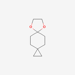 molecular formula C10H16O2 B1488021 7,10-二氧代二螺[2.2.4.2]十二烷 CAS No. 52875-47-5