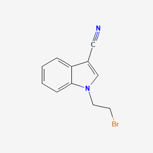 1-(2-bromoethyl)-1H-indole-3-carbonitrile