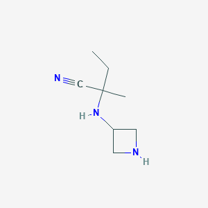 2-(Azetidin-3-ylamino)-2-methylbutanenitrile