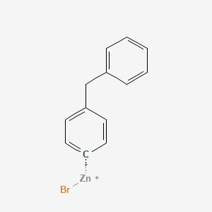 molecular formula C13H11BrZn B14880347 (4-BenZylphenyl)Zinc bromide 