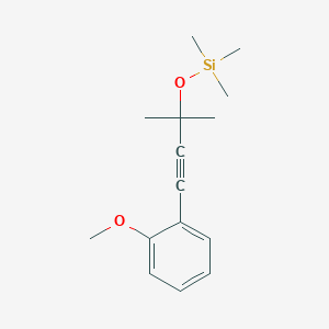 [3-(2-Methoxy-phenyl)-1,1-dimethyl-prop-2-ynyloxy]-trimethyl-silane