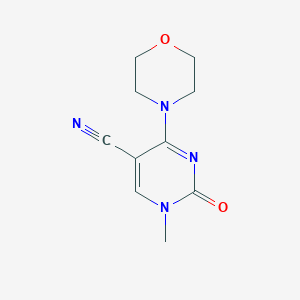 1-Methyl-4-morpholino-2-oxo-1,2-dihydropyrimidine-5-carbonitrile