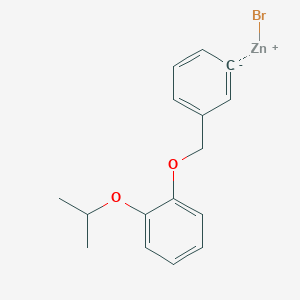 3-(2-Isopropoxyphenoxymethyl)phenylZinc bromide