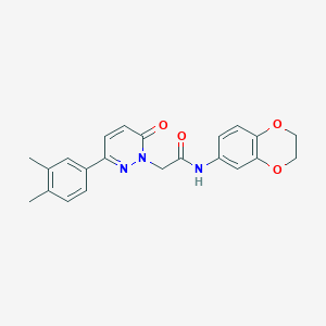 N-(2,3-dihydro-1,4-benzodioxin-6-yl)-2-[3-(3,4-dimethylphenyl)-6-oxopyridazin-1(6H)-yl]acetamide