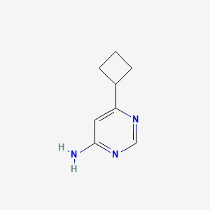 molecular formula C8H11N3 B1488045 6-Cyclobutylpyrimidin-4-amine CAS No. 1557338-24-5