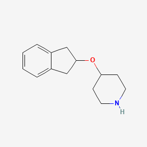 4-((2,3-dihydro-1H-inden-2-yl)oxy)piperidine