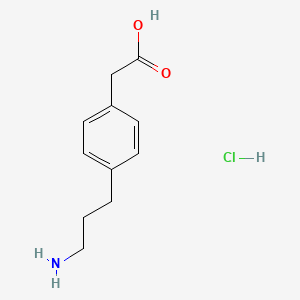 2-(4-(3-Aminopropyl)phenyl)acetic acid hydrochloride