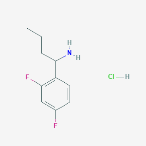 1-(2,4-Difluorophenyl)butan-1-amine hydrochloride