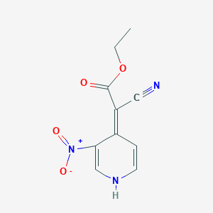 molecular formula C10H9N3O4 B1488059 3-Ethoxy-3-hydroxy-2-(3-nitropyridin-4-yl)acrylonitrile CAS No. 1190398-08-3