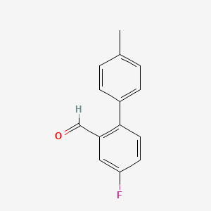 4-Fluoro-4'-methyl-[1,1'-biphenyl]-2-carbaldehyde