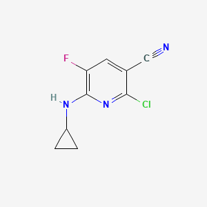 2-Chloro-6-(cyclopropylamino)-5-fluoronicotinonitrile