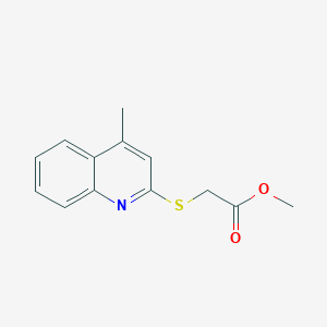 Methyl [(4-methylquinolin-2-yl)sulfanyl]acetate