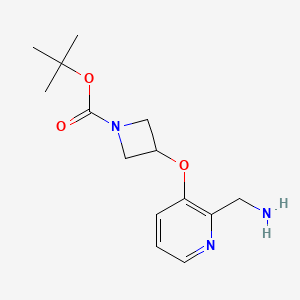 Tert-butyl 3-((2-(aminomethyl)pyridin-3-yl)oxy)azetidine-1-carboxylate