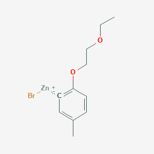 2-(2-Ethoxyethoxy)-5-methylphenylZinc bromide