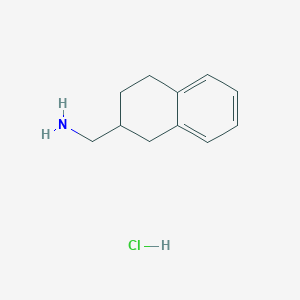 molecular formula C11H16ClN B148807 (1,2,3,4-Tetrahydronaphthalen-2-yl)methanamine hydrochloride CAS No. 136759-34-7
