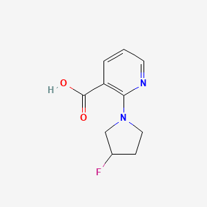 2-(3-Fluoropyrrolidin-1-yl)nicotinic acid