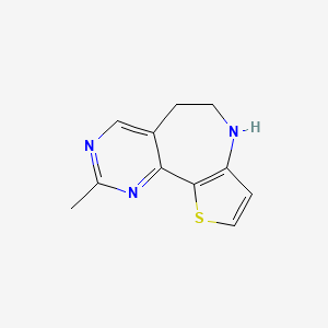 2-methyl-6,7-dihydro-5H-pyrimido[4,5-d]thieno[3,2-b]azepine