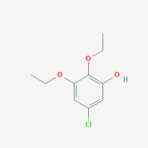 molecular formula C10H13ClO3 B14880753 5-Chloro-2,3-diethoxyphenol 