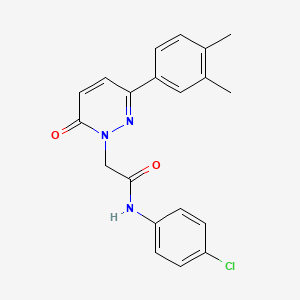 N-(4-chlorophenyl)-2-(3-(3,4-dimethylphenyl)-6-oxopyridazin-1(6H)-yl)acetamide