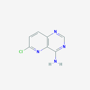 molecular formula C7H5ClN4 B1488079 6-クロロピリド[3,2-d]ピリミジン-4-アミン CAS No. 1499166-63-0