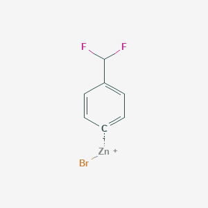 (4-(Difluoromethyl)phenyl)Zinc bromide