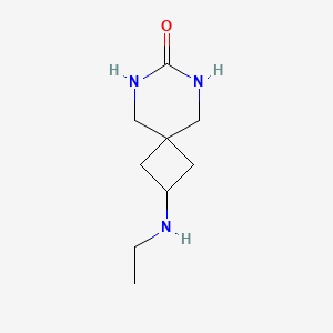 2-(Ethylamino)-6,8-diazaspiro[3.5]nonan-7-one