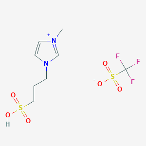 3-Methyl-1-(3-sulfopropyl)imidazolium trifluoro-methanesulfonate