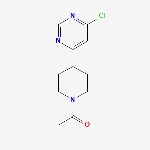 1-(4-(6-Chloropyrimidin-4-yl)piperidin-1-yl)ethan-1-one