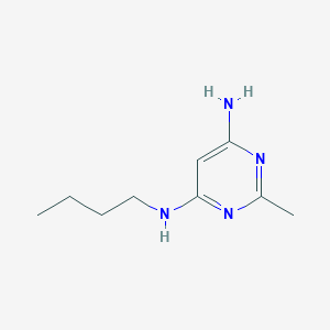 molecular formula C9H16N4 B1488088 N4-butyl-2-methylpyrimidine-4,6-diamine CAS No. 1514620-21-3