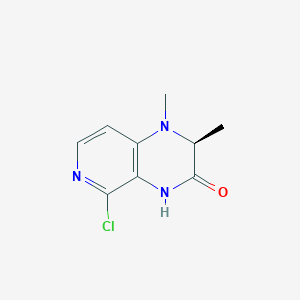 (S)-5-Chloro-1,2-dimethyl-1,4-dihydropyrido[3,4-b]pyrazin-3(2H)-one