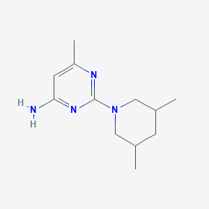 2-(3,5-Dimethylpiperidin-1-yl)-6-methylpyrimidin-4-amine