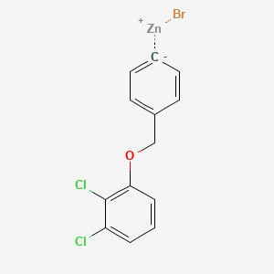 molecular formula C13H9BrCl2OZn B14880925 4-(2,3-Dichlorophenoxymethyl)phenylZinc bromide 