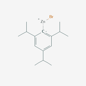 molecular formula C15H23BrZn B14880929 2,4,6-TriisopropylphenylZinc bromide 