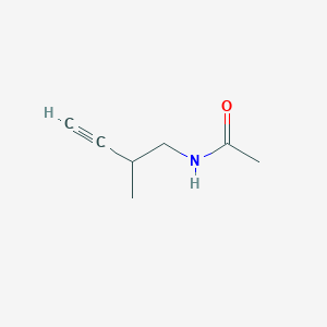 molecular formula C7H11NO B1488094 N-(2-甲基丁-3-炔基)乙酰胺 CAS No. 21604-47-7