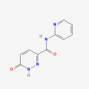 6-oxo-N-(pyridin-2-yl)-1,6-dihydropyridazine-3-carboxamide