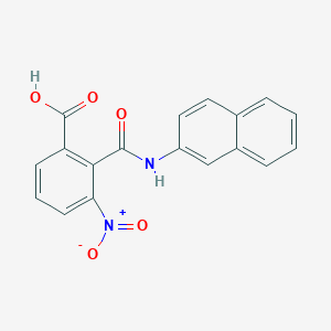 N-Naphthalen-2-yl-3-nitro-phthalamic acid