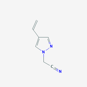 2-(4-ethenyl-1H-pyrazol-1-yl)acetonitrile