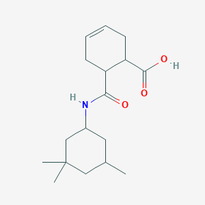 6-[(3,3,5-Trimethylcyclohexyl)carbamoyl]cyclohex-3-ene-1-carboxylic acid