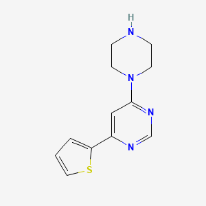 4-Piperazin-1-yl-6-thiophen-2-yl-pyrimidine