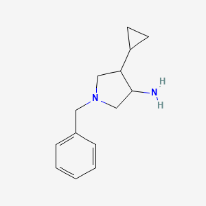 1-Benzyl-4-cyclopropylpyrrolidin-3-amine