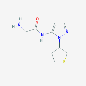 2-amino-N-(1-(tetrahydrothiophen-3-yl)-1H-pyrazol-5-yl)acetamide